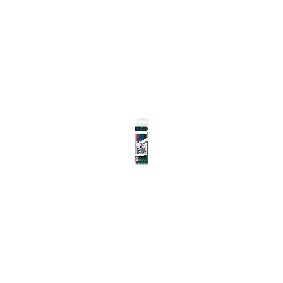 Stift Multimark non-permanent F 4ST sortiert FABER CASTELL 151404