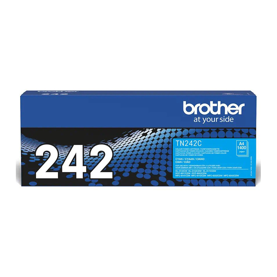 Lasertoner, 1.400 Seiten, cyan BROTHER TN242C
