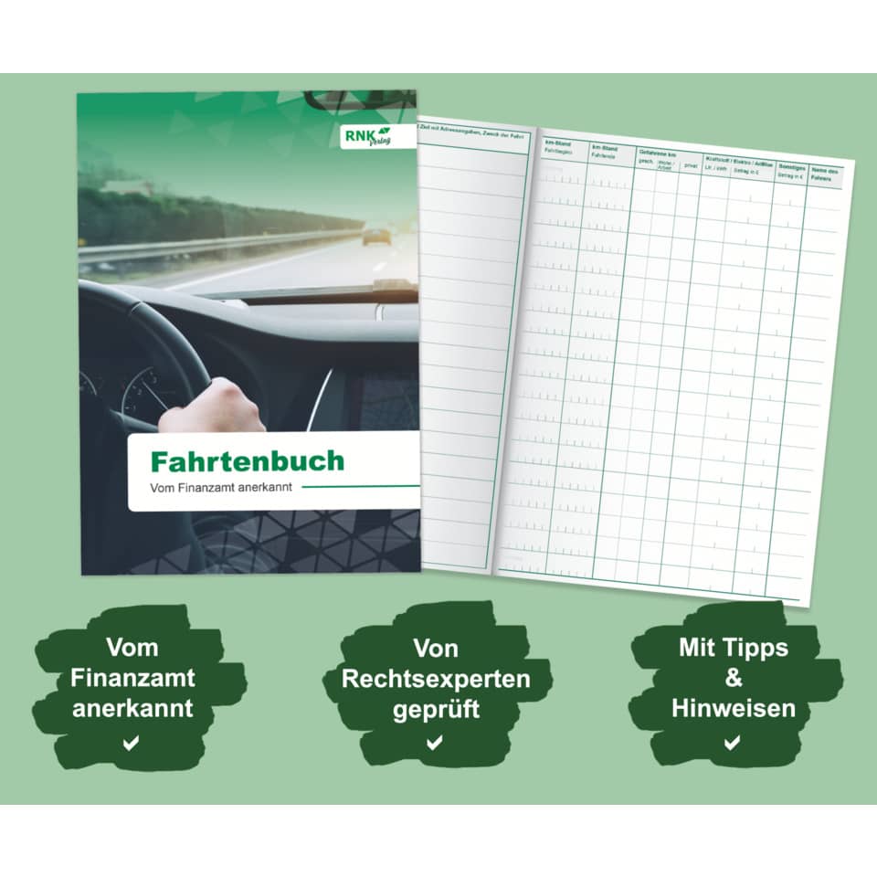 Fahrtenbuch, Auto, Notizbuch, Kladde, Kfz-Dokumente