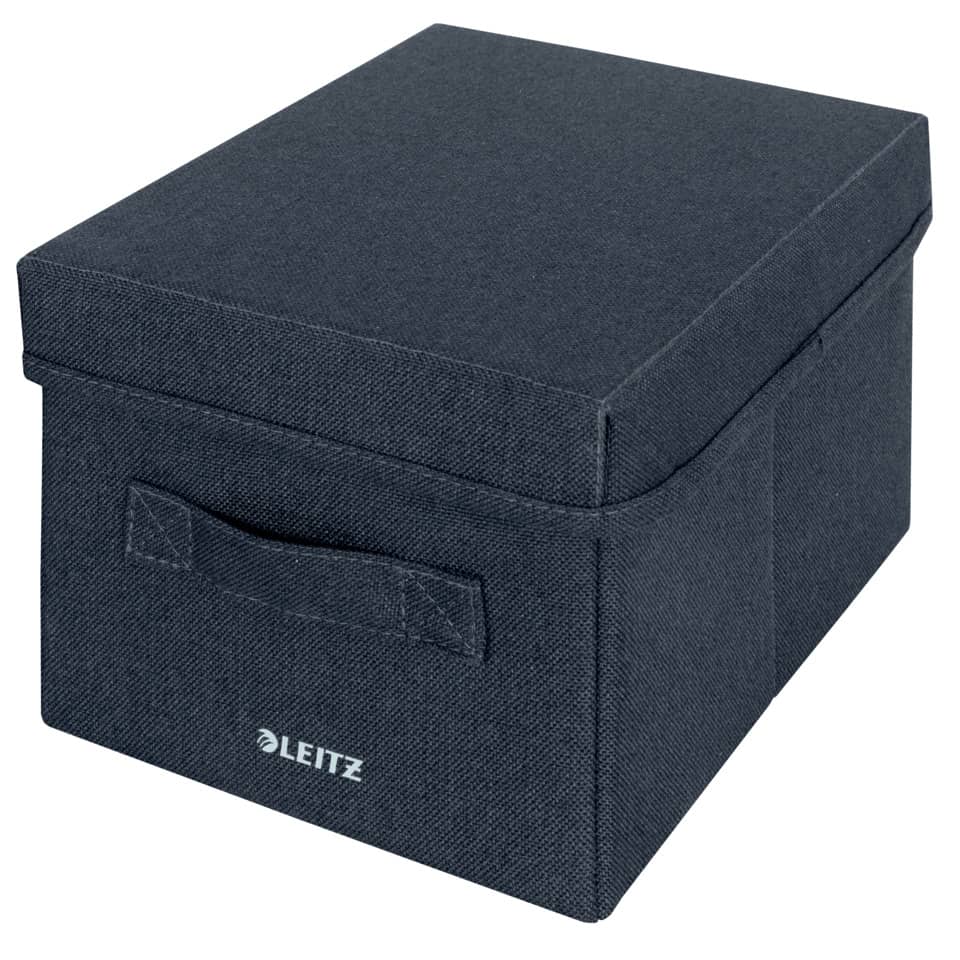 Kunststoffbox, Aufbewahrungsbox, Grau, Tragegriff, Leitz