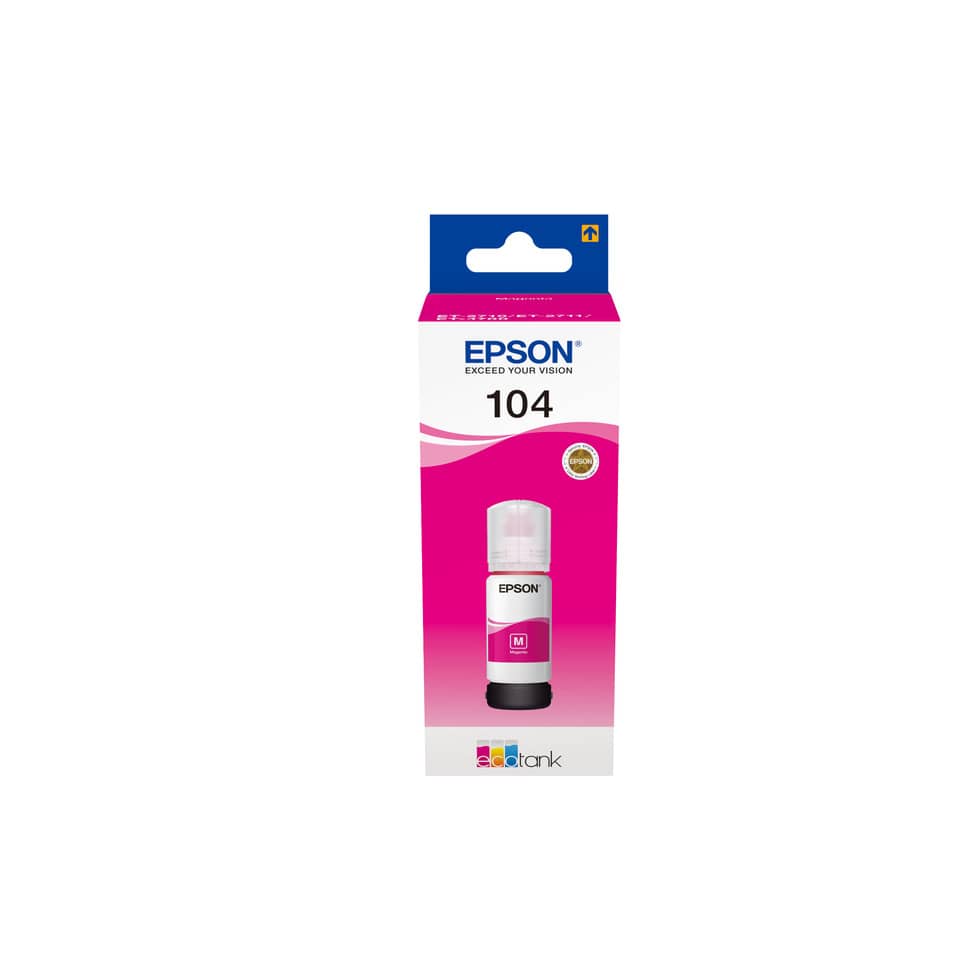 Tintenpatrone, Magenta, 104, Druckertinte, Epson