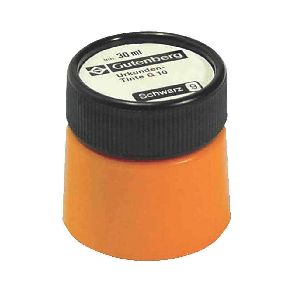 Urkundentinte 30ml schwarz   10K329 GUTENBERG 10102