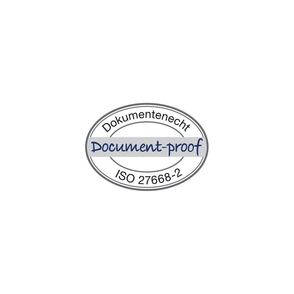 document, proof, Sticker, Siegel, ISO 27668-2