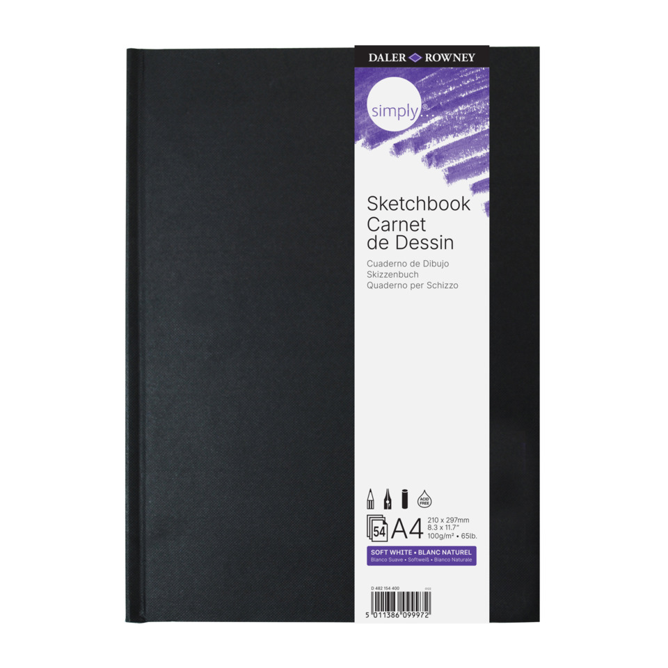 skizzenbuch, notizbuch, A4, soft white, naturfarben