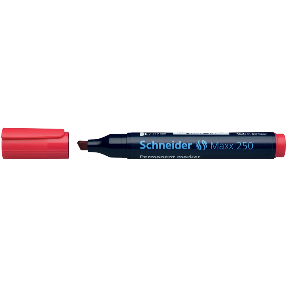 Permanentmarker, Marker, Filzstift, Schreibmarker, Schwarz/Rot