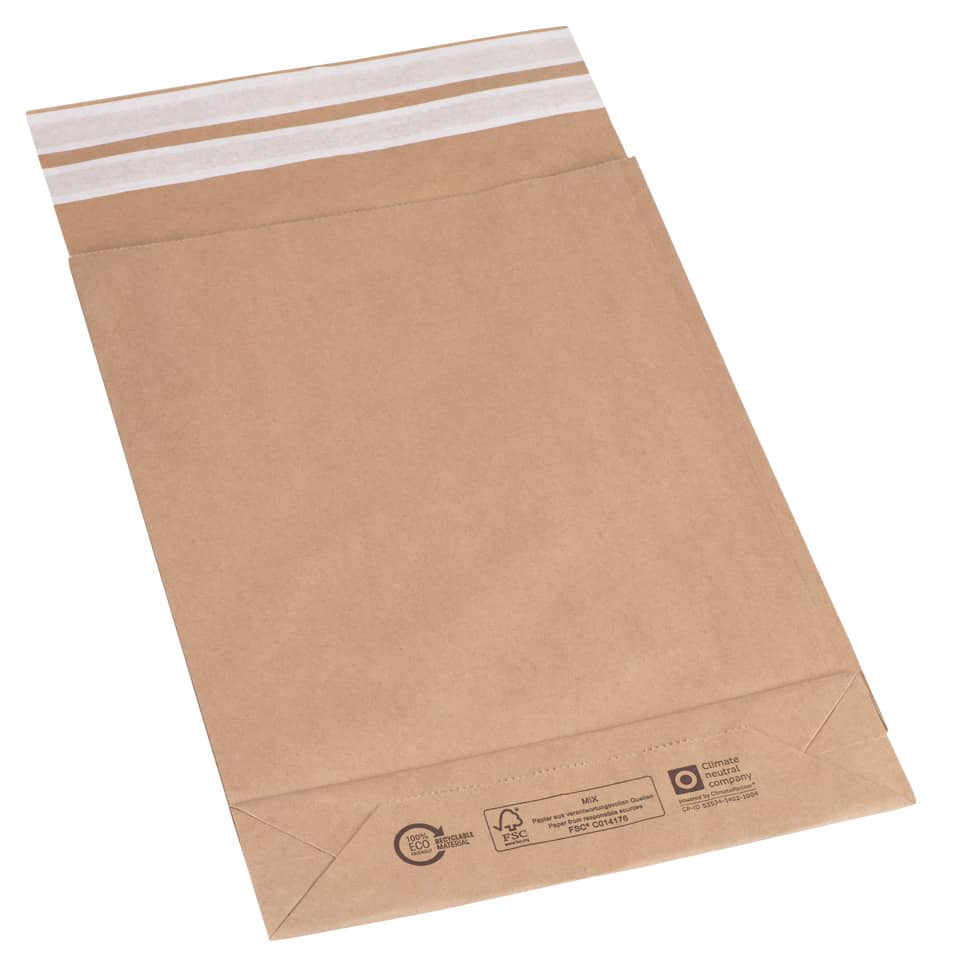 Kartenumschlag, Briefumschlag, Papiersack, Umschlag braun, Kraftpapier