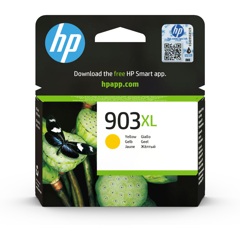 Tintenpatrone, HP 903XL, Gelb, Druckerpatrone, Verpackung