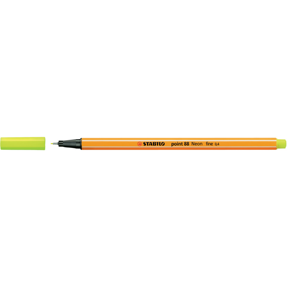 neon orange marker, highlighter, marker pen, thin tip, neon yellow cap