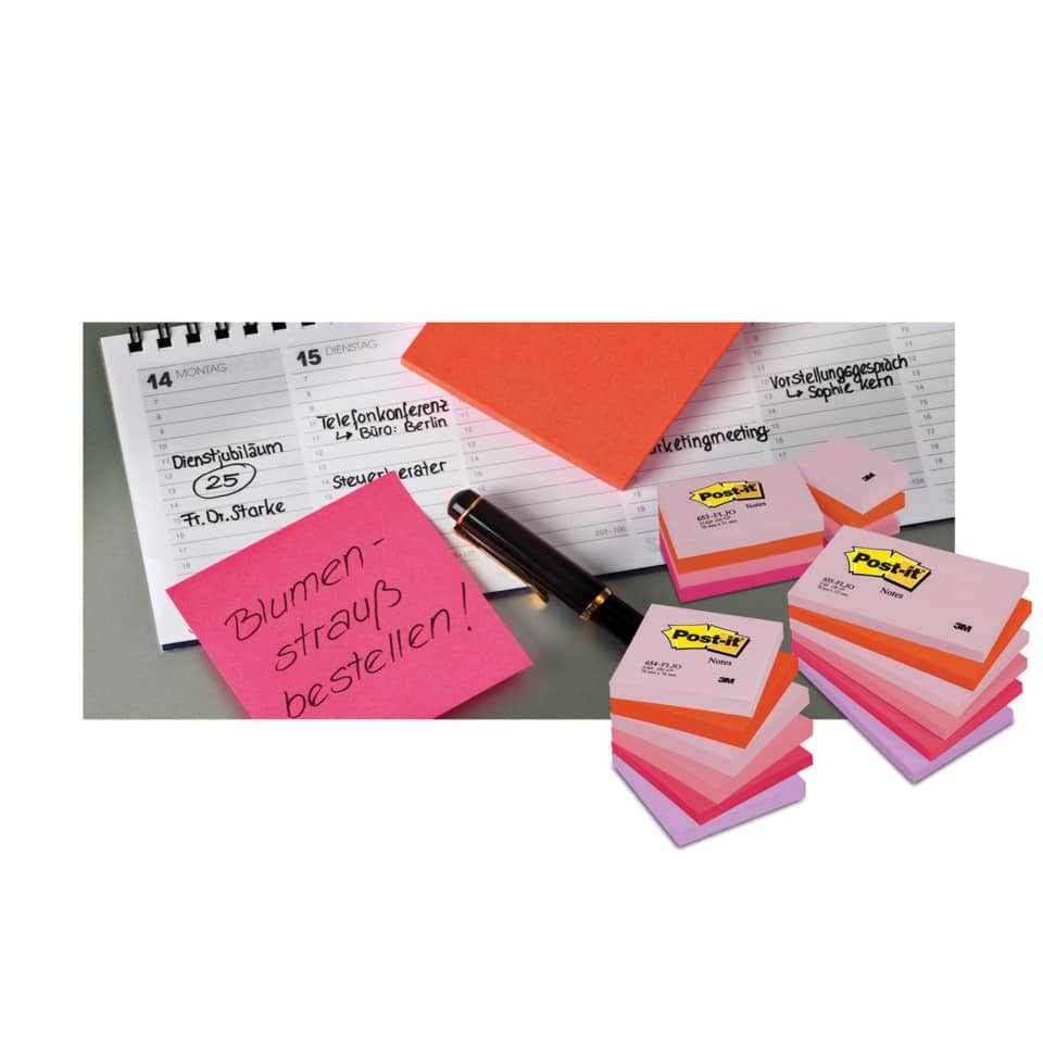 Post-it Zettel, Notizblöcke, Klebepads, Sticker-Set, Schreibzubehör