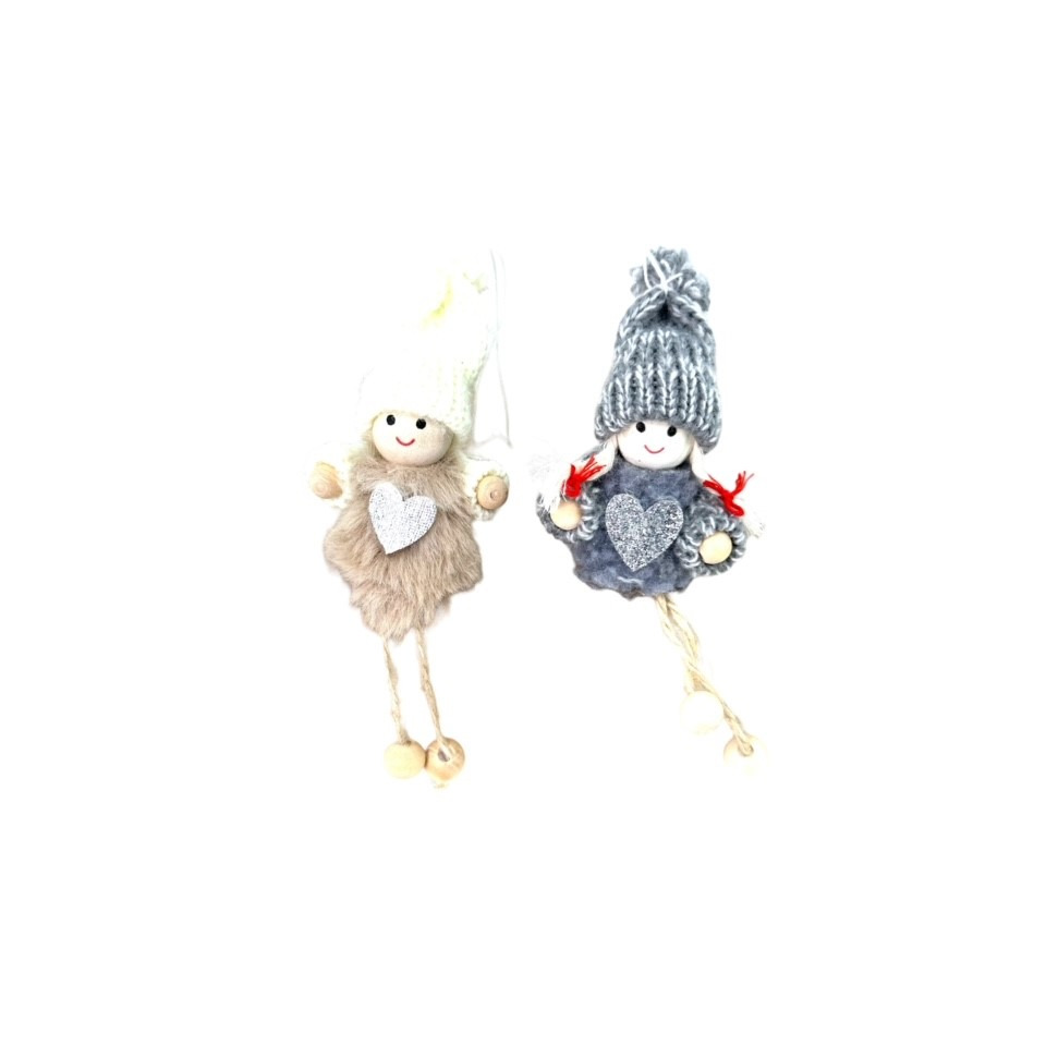 ENGAGEMENTSCHMUCK, HERZANHÄNGER, STOFFFIGURE, MINI-DECOR, HERZGLITZER