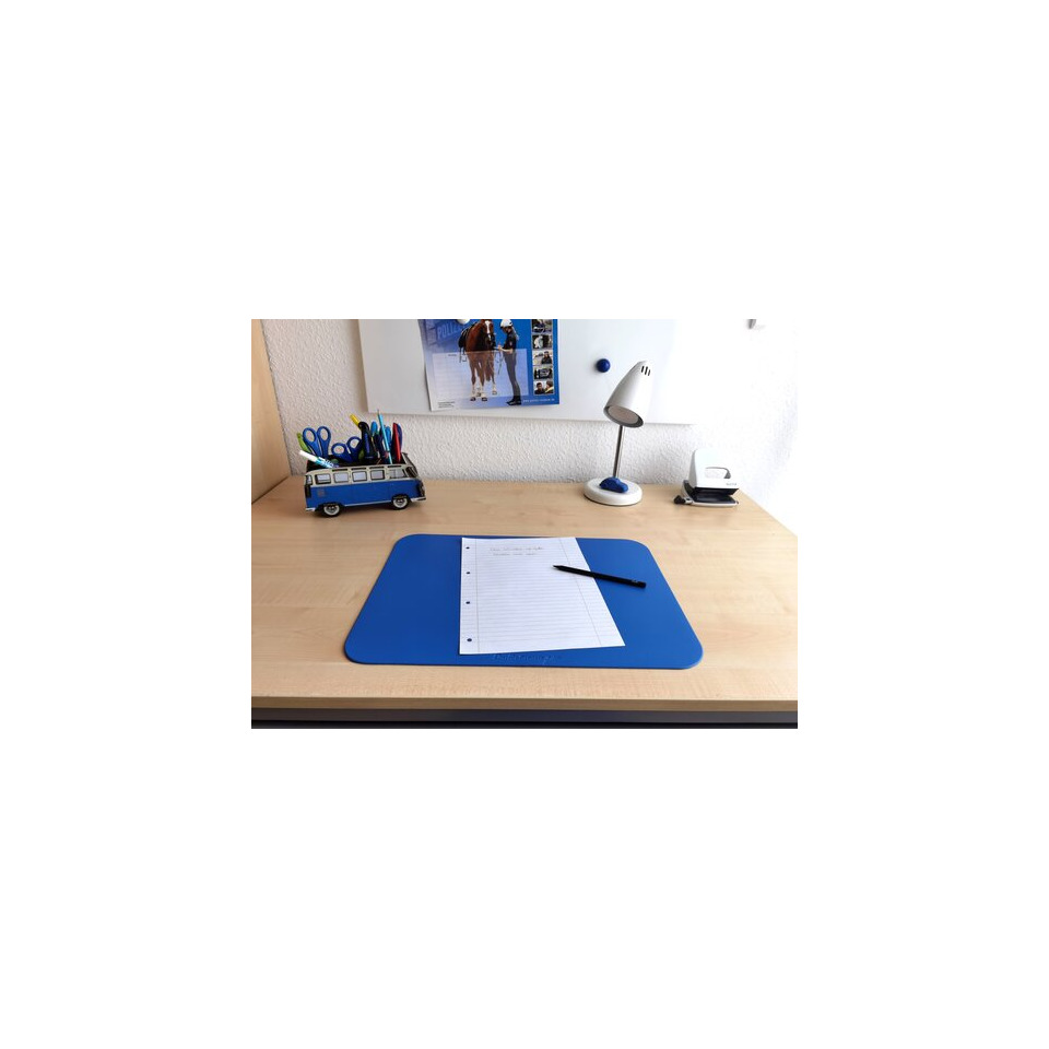 Schreibtisch, Notizblatt, Pult, Blau, Arbeitsplatz