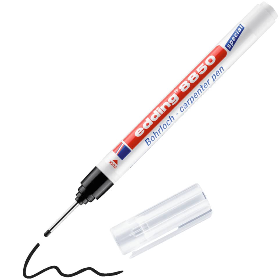 Whiteboard-Marker, Ölbasis Marker, Feinspitze, Doppeltkappe, Carpenter-Pen