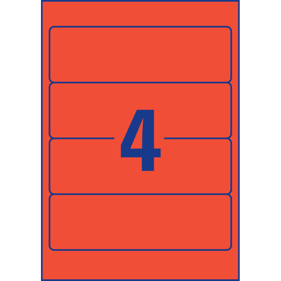 nummer, karte, vier, plakat, poster