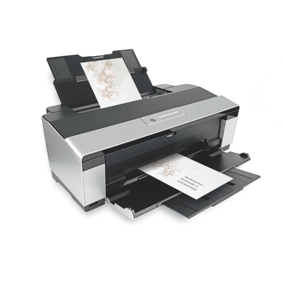 Drucker, Tintenstrahldrucker, A4-Drucker, Drucker mit Papier, Papierausgabe