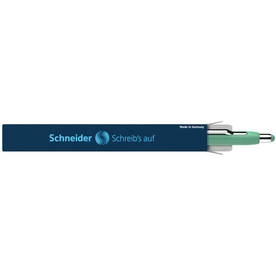 Kantenstift, Schreibstift, Grüner Griff, Farbakzent, Rollenmechanismus