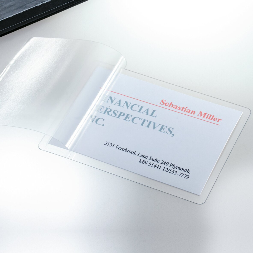 Kartenhülle, Visitenkarte, Kreditkartenhalter, Transparente Hülle, Brieftaschenähnlich