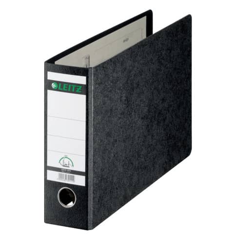 Qualitäts-Ordner 180° Hartpappe, A4 quer, 80mm, schwarz LEITZ 1074-00-00