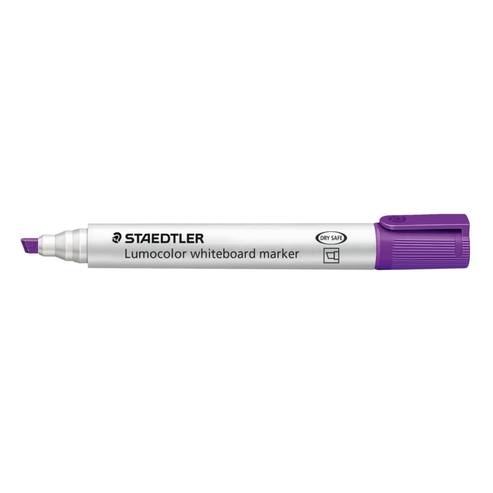 Luma-Farbmarker, Whiteboard-Marker, Staedtler, Lila Kappe, Trockensicher