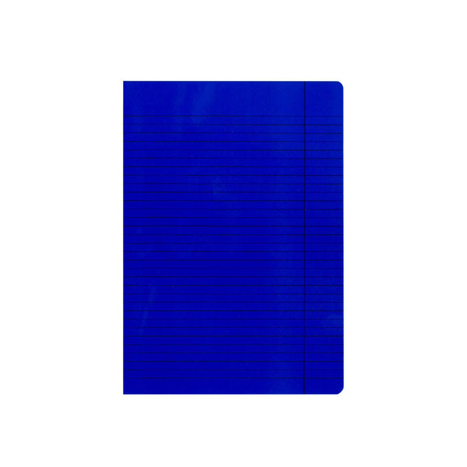 Notizbuch, blau, lineal, Eckenrundung, Deckel