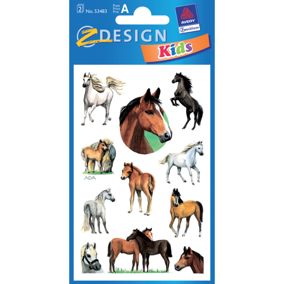 pferd, reiten, stickers, bilderbogen, malerei