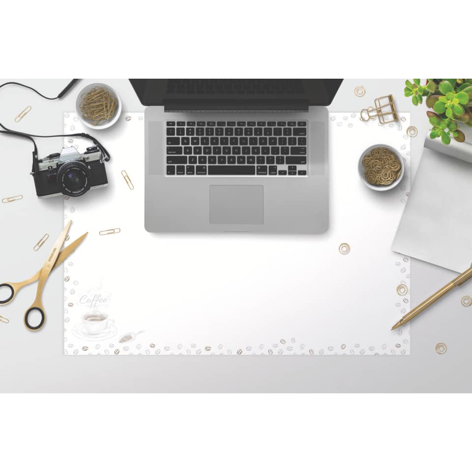 Laptop, Schreibtisch, Kamera, Schere, Pflanze