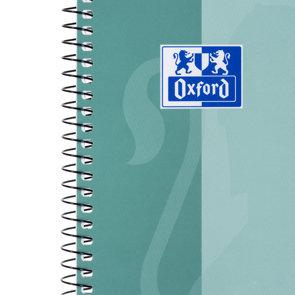 Spiralbindung, Notizbuch, Oxford Logo, Grün, Taschenbuch-Format