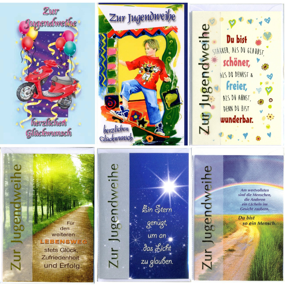 Grußkarten, Jugendweihe, Motiv, Glückwunsch, Kartendesign