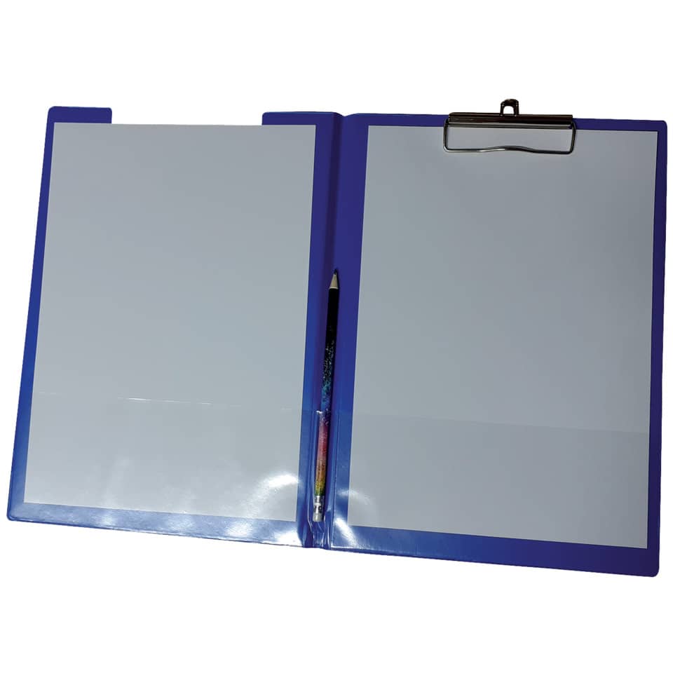Clipboard, Clipboard-Boards, Blauer Clipboard, Bleistift inklusive, Zeichnungsblock