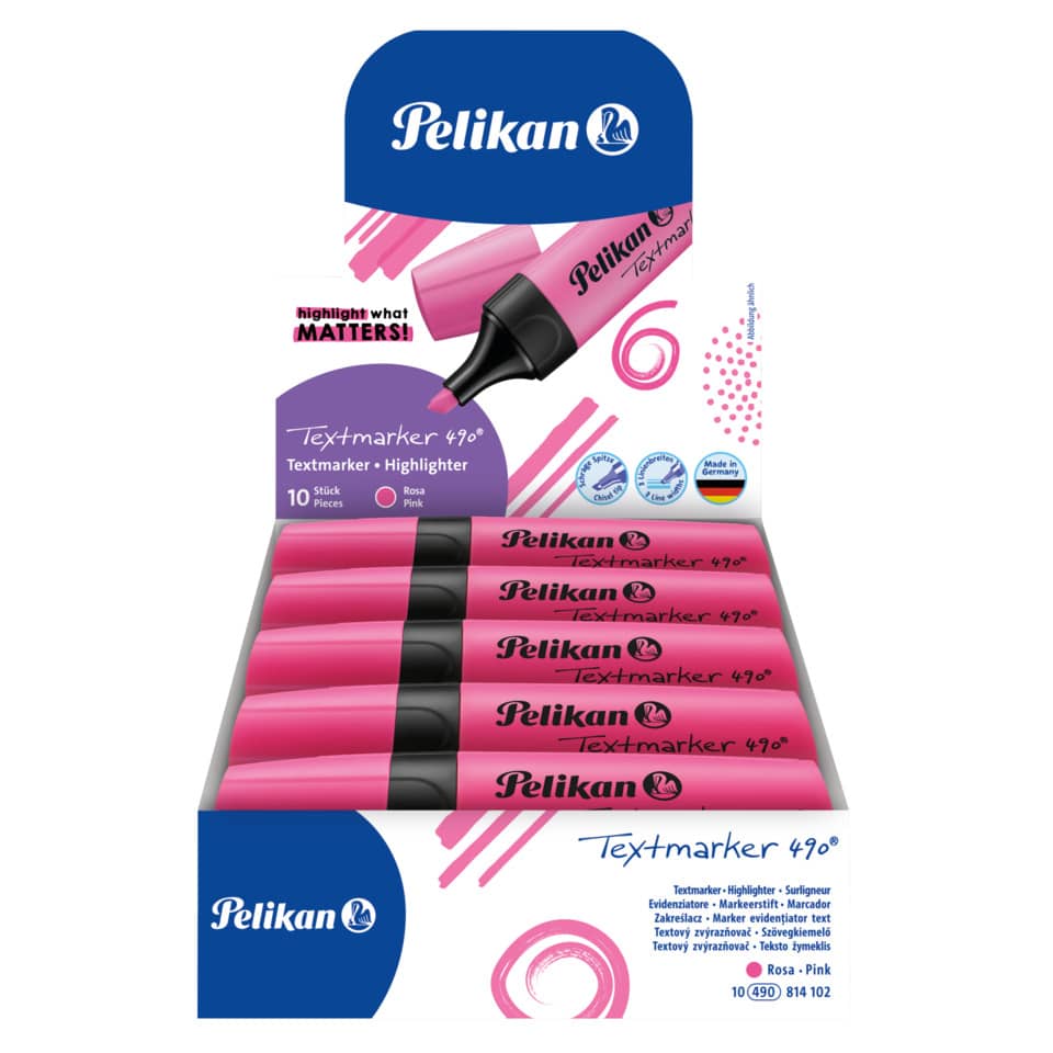 Textmarker, Highlight, Marker, Pink, 100% pink