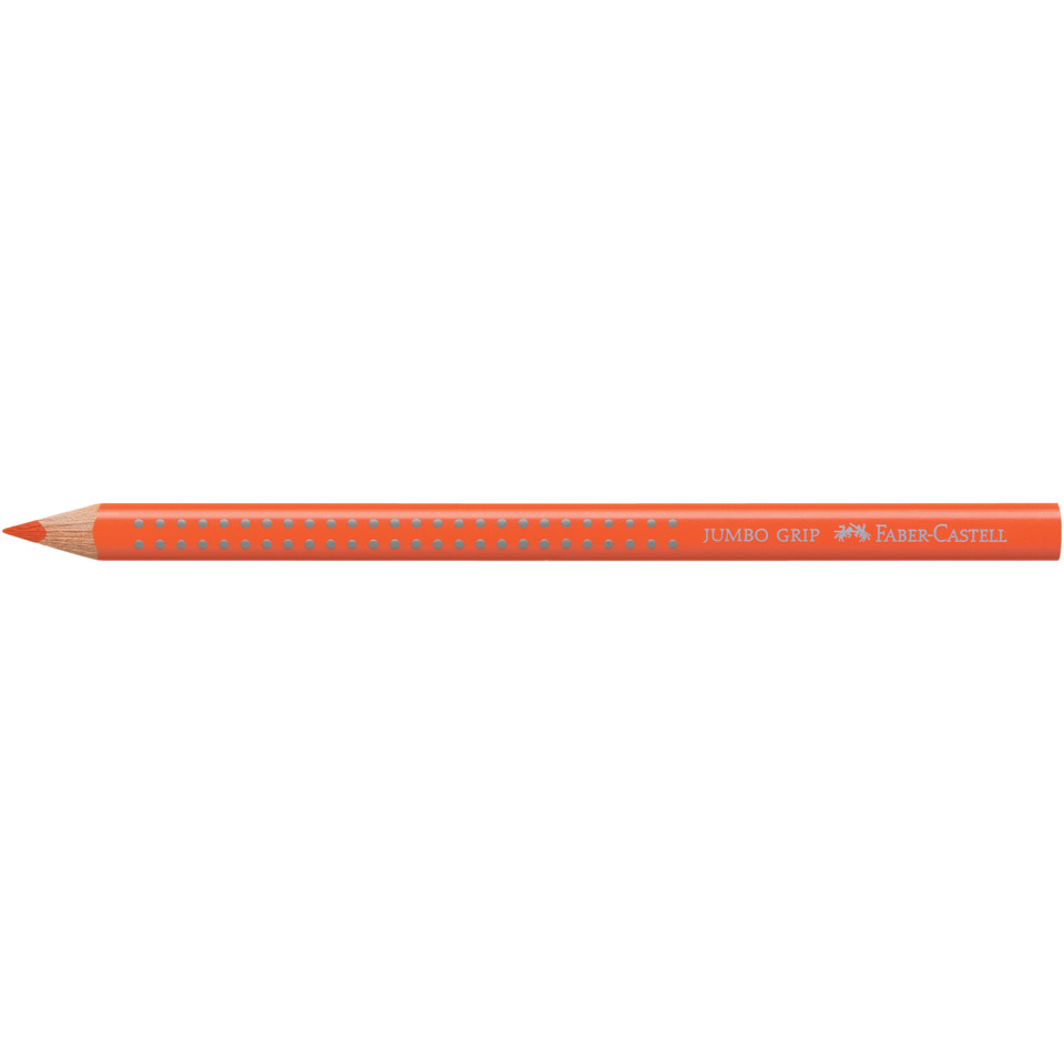 Bleistift, orange, Gepunktet, Holzbleistift, Jumbo-Griff