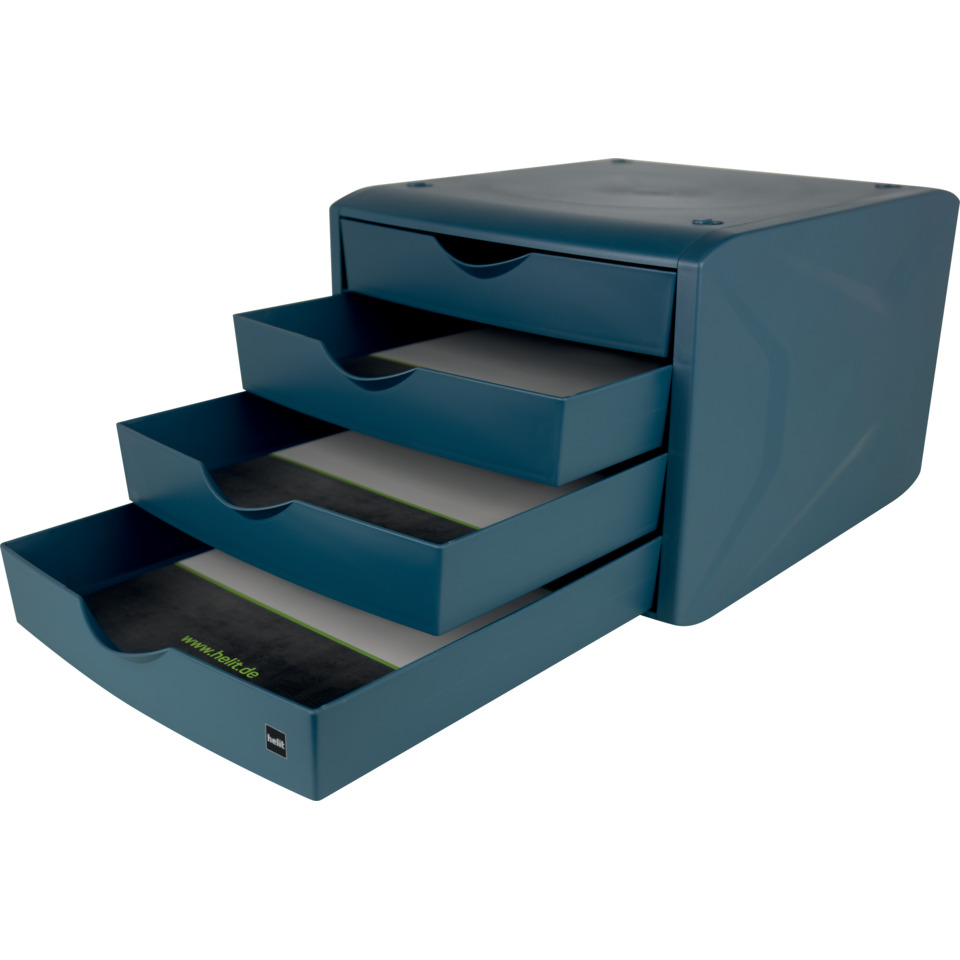Werkzeugschrank, Schubladenschrank, blau, Kunststoff, Aufbewahrung