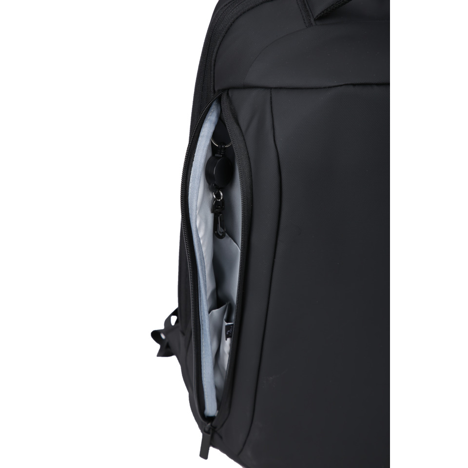 Rucksack, Schwarz, Hauptfach, Vordertasche, Reißverschluss