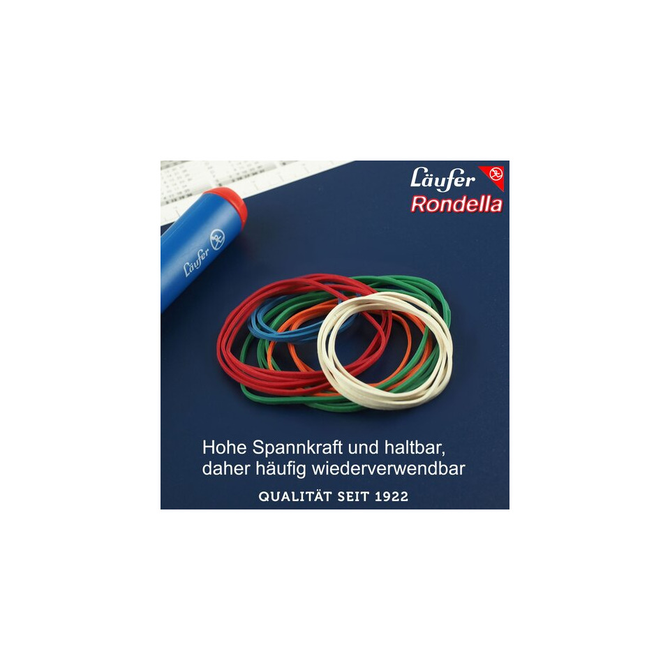 Gummi-Rings, Elasticband, Rundband, Mehrfarbig, Kunststoff