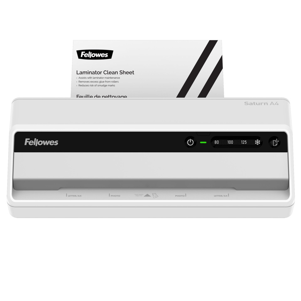 Laminator, Clean Sheet, Schwarz/Weiß, Thermoband, Größenangabe