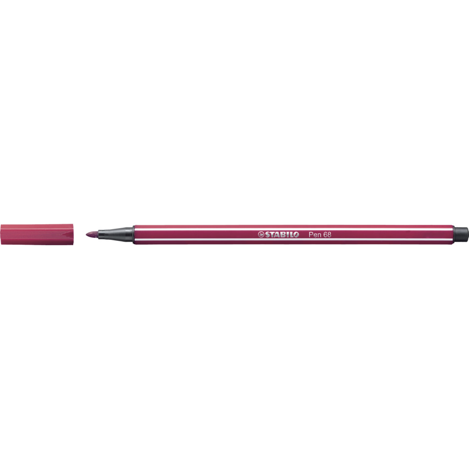 Marker, Stift, Gelstift, Rot, Stabilo