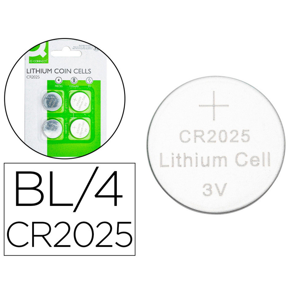 Lithium-Knopfzellen, CR2025, 3V, Knopfzelle, Batterie-Pack