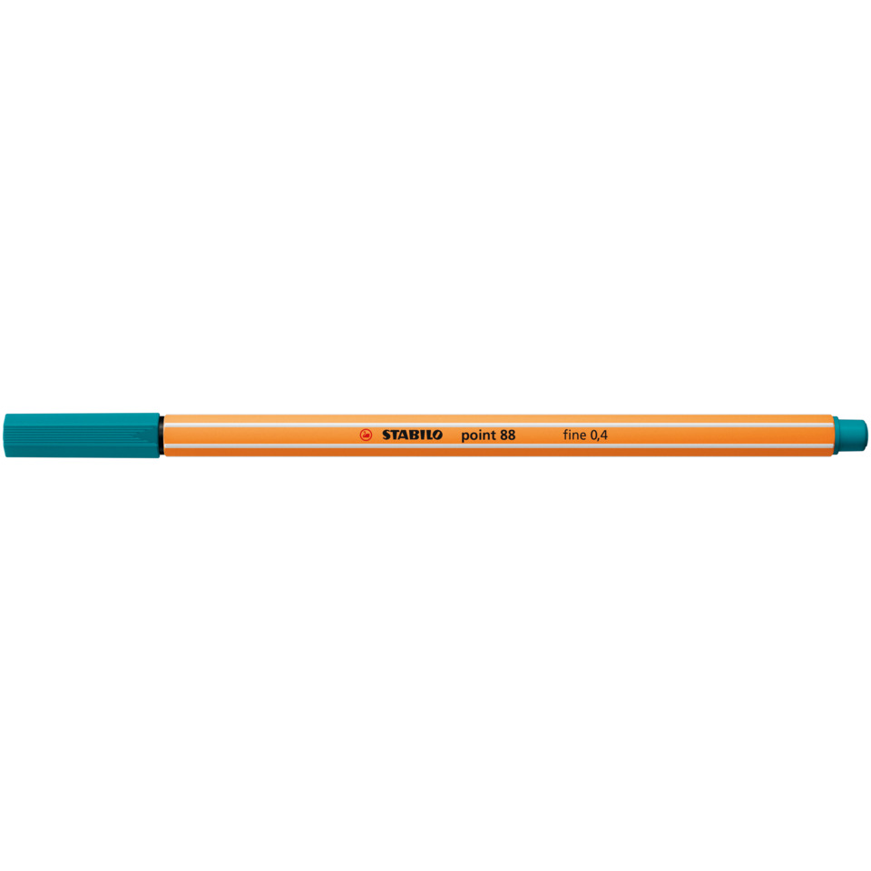 marker, orange, fine point 0.4, dual cap, stabilo