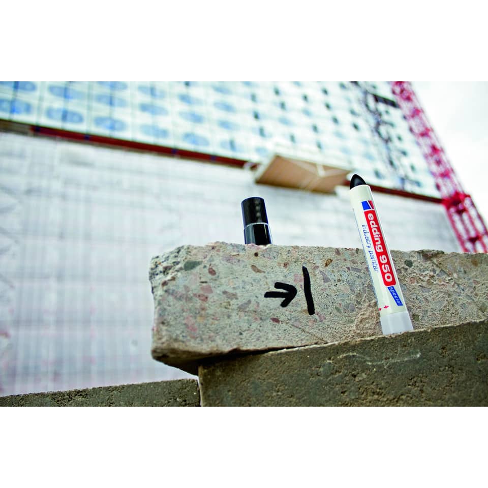 Marker, Stift, weißer Stift, Baustelle, Pfeil