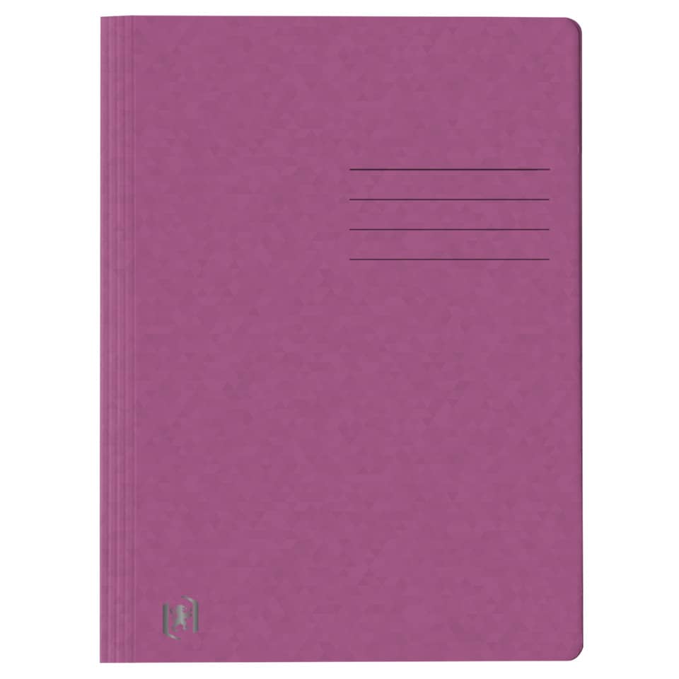 Notizbuch, Notizheft, Liniert, Kunstleder, Magenta