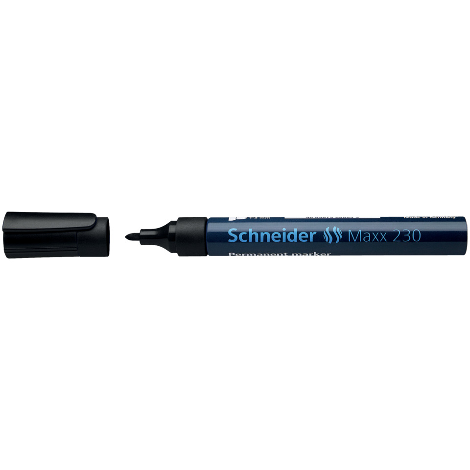 Marker, Permanentmarker, Blau, Filzstift, Schneider Maxx 230