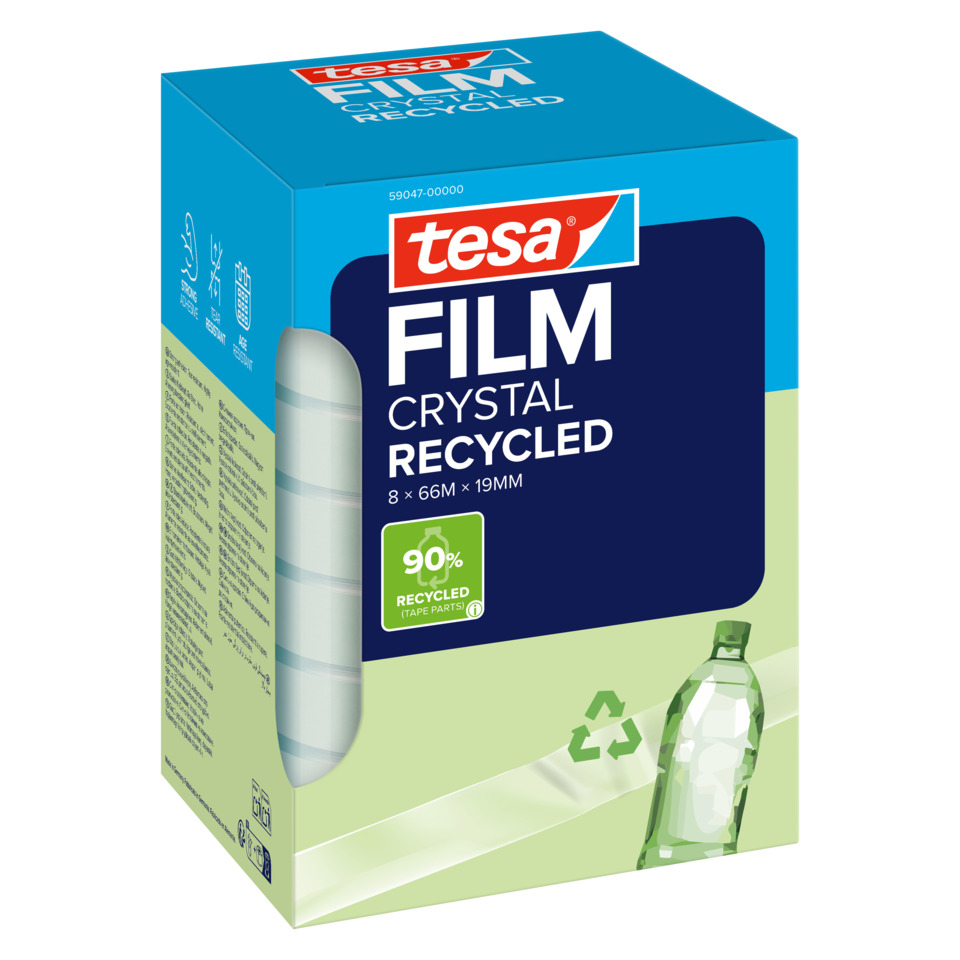 Filmkassette, Crystal recycled, 8x66M, 19mm, Recycling