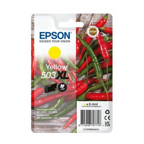 Inkjetpatrone Nr.503XL gelb EPSON C13T09R44010