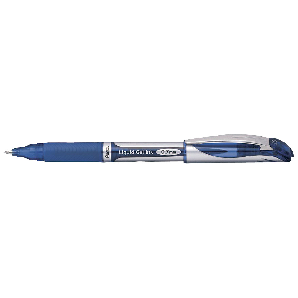 Kugelschreiber, Gel-Tintenstift, 0.7 mm, Blau, Kunststoffgehäuse
