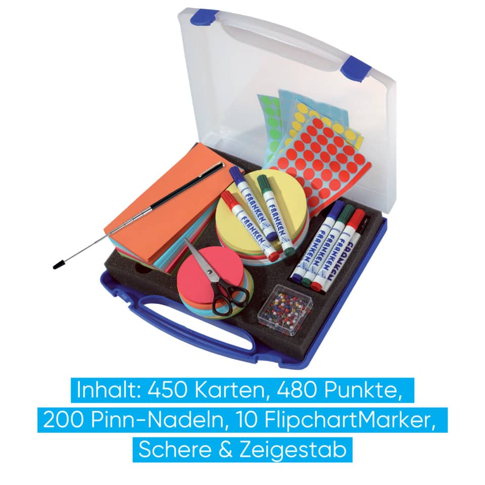 Schul-Set, Unterrichtsmaterial, Marker, Scheren, Stiftekoffer