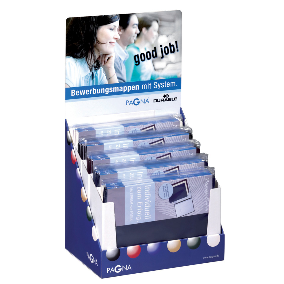  Bewerbungsmappen, USB-Stick, Faltdisplay, PAGNA, Individuell