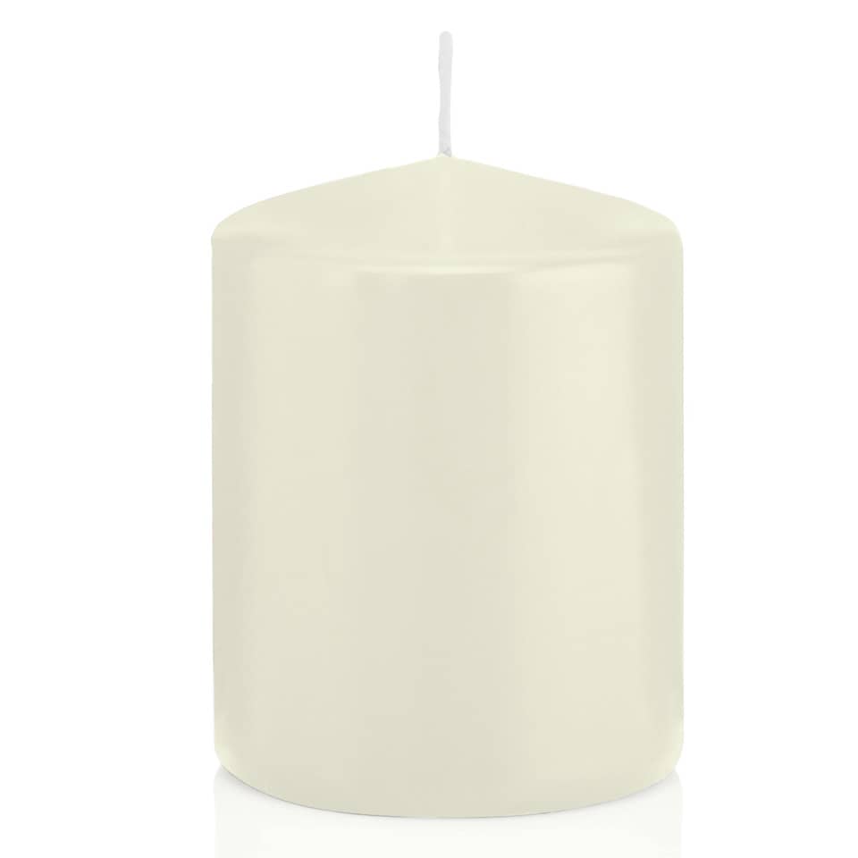 Kerze, Stumpenkerze, Beige, Stumpenkerze, Flachboden