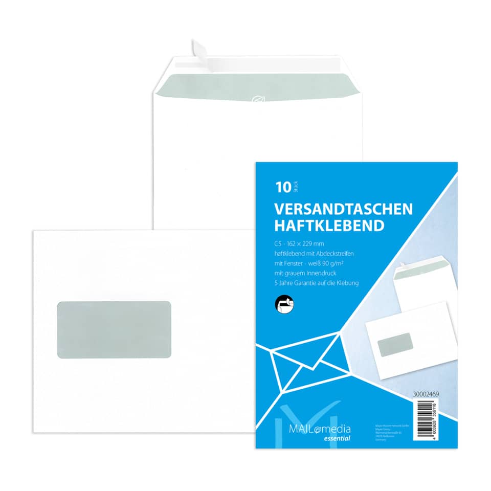 Umschlag, Versandtaschen, Haftklebend, Briefumschlag, Mailing-Set