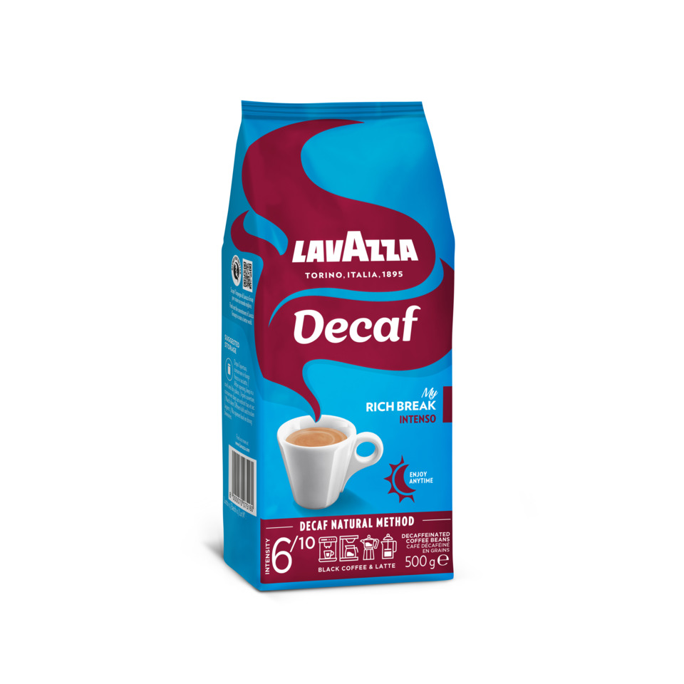 Kaffee, Decaf, Bohnen, Packung, 500g