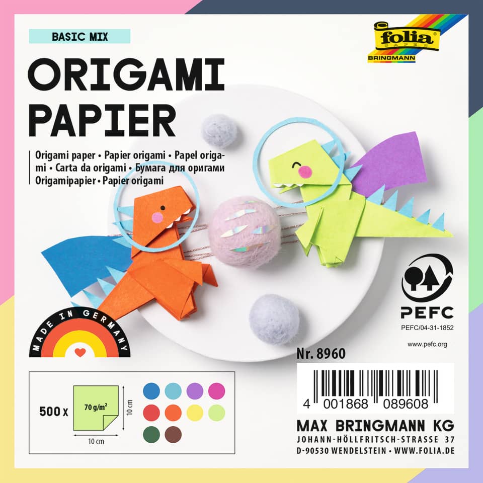 origami paper, colored paper, craft supplies, paper cubes, 500 sheets