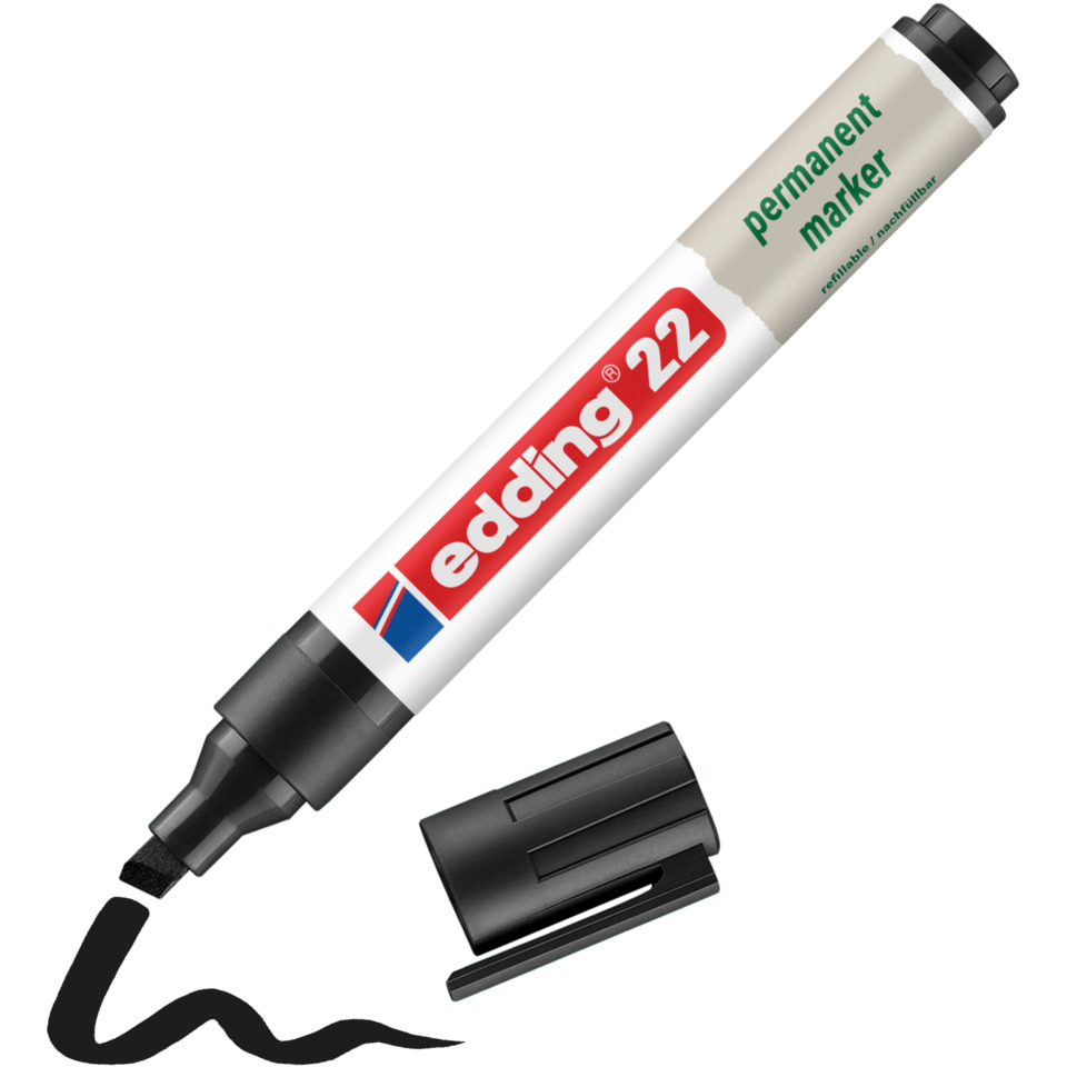 Whiteboard-Marker, Tafelmarker, Dry-Erase, dickspitze, Edding 22